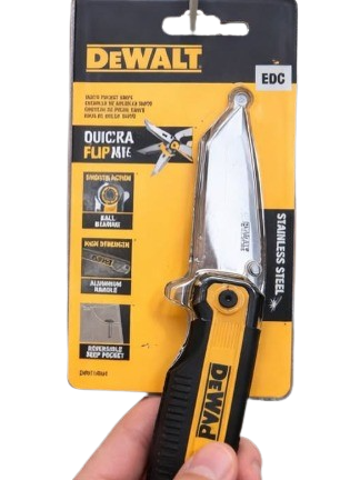 Canivete Quick Flip Lâmina Inox — DeWalt